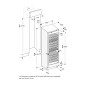 Gaggenau RW466365 Cantina vino completamente integrabile con porta in vetro da 60.3 cm
