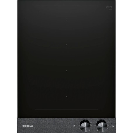Gaggenau VI242120 Piano cottura ad induzione con pannello di controllo nero da 38 cm
