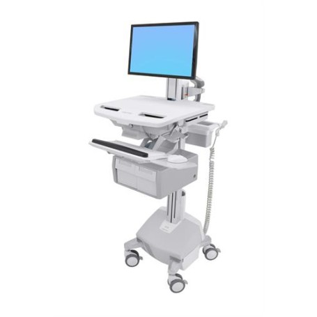 Ergotron StyleView Bianco Pannello piatto Carrello multimediale (SV44-13C2-2)