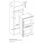 Gaggenau BX480112 Doppio forno con cerniere a destra finitura acciaio inox da 76 cm