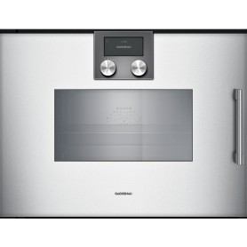 Gaggenau BSP271131 Forno combinato a vapore con cerniere a sinistra da incasso finitura silver da 60 cm