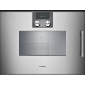Gaggenau BSP271111 Forno combinato a vapore con cerniere a sinistra da incasso finitura inox da 60 cm