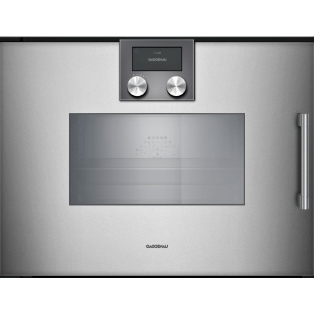 Gaggenau BSP271111 Forno combinato a vapore con cerniere a sinistra da incasso finitura inox da 60 cm