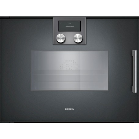 Gaggenau BSP271101 Forno combinato a vapore con cerniere a sinistra da incasso finitura antracite da 60 cm