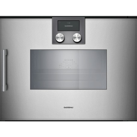 Gaggenau BSP270111 Forno combinato a vapore con cerniere a destra da incasso finitura inox da 60 cm