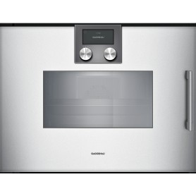 Gaggenau BSP261131 Forno combinato a vapore con cerniere a sinistra da incasso finitura silver da 60 cm