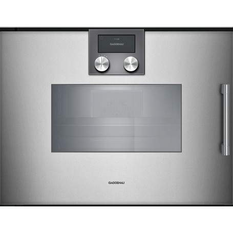 Gaggenau BSP261111 Forno combinato a vapore con cerniere a sinistra da incasso finitura inox da 60 cm