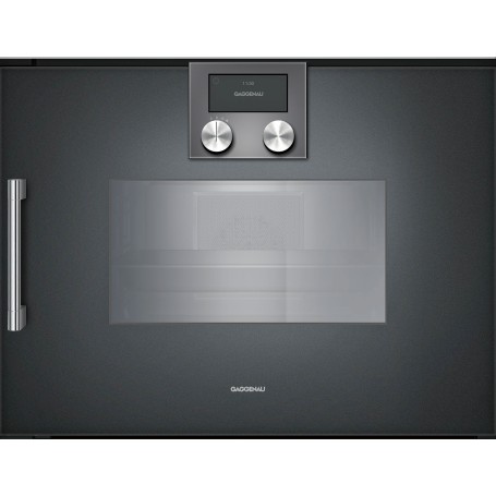 Gaggenau BSP260101 Forno combinato a vapore con cerniere a destra da incasso finitura antracite da 60 cm