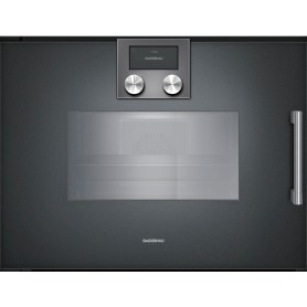 Gaggenau BSP251101 Forno combinato a vapore con cerniere a sinistra da incasso finitura antracite da 60 cm