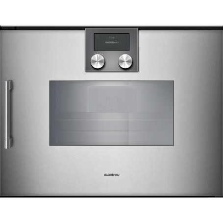 Gaggenau BSP250111 Forno combinato a vapore con cerniere a destra da incasso finitura inox da 60 cm