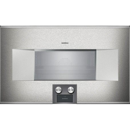 Gaggenau BS484112 Forno combinato a vapore con cerniere a destra da incasso finitura inox da 76 cm