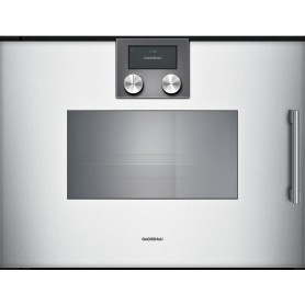 Gaggenau BSP221131 Forno a vapore con cerniere a sinistra da incasso finitura silver da 60 cm