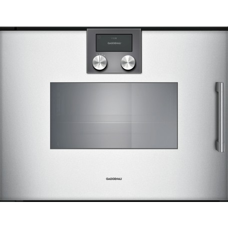 Gaggenau BSP221131 Forno a vapore con cerniere a sinistra da incasso finitura silver da 60 cm