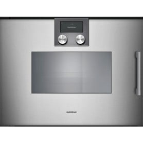 Gaggenau BSP221111 Forno a vapore con cerniere a sinistra da incasso finitura acciaio da 60 cm