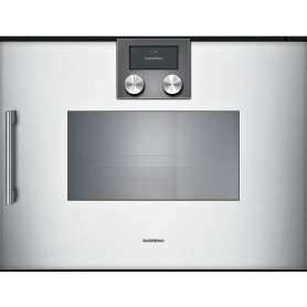 Gaggenau BSP220131 Forno a vapore con cerniere a destra da incasso finitura silver da 60 cm