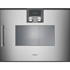 Gaggenau BSP220111 Forno a vapore con cerniere a destra da incasso finitura acciaio da 60 cm