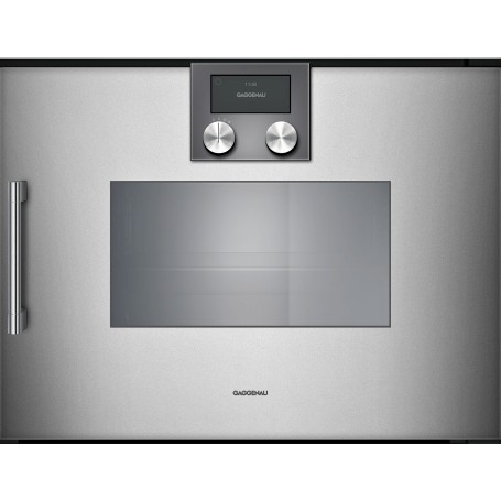 Gaggenau BSP220111 Forno a vapore con cerniere a destra da incasso finitura acciaio da 60 cm
