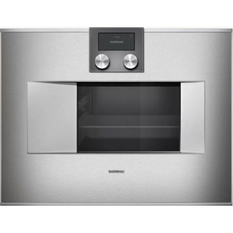 Gaggenau BS470111E Serie 400 Forno combinato a vapore Dimensioni: 60 x 45 cm Cerniera porta: Destra, acciaio inox dietro vetro
