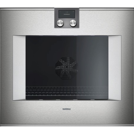 Gaggenau BO481112 Forno pirolitico con cerniere a sinistra da incasso finitura acciaio inox da 76 cm