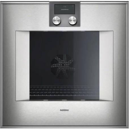 Gaggenau BO420112 Forno pirolitico con cerniere a destra da incasso finitura acciaio inox da 60 cm