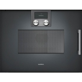 Gaggenau BMP251100 Forno combinato microonde con cerniere a sinistra finitura antracite da 60 cm