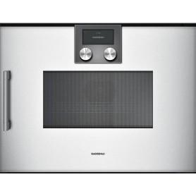 Gaggenau BMP250130 Forno combinato microonde con cerniere a destra finitura silver da 60 cm