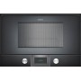 Gaggenau BMP225100 Forno microonde con cerniere a sinistra da incasso finitura antracite da 60 cm