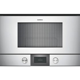 Gaggenau BMP224130 Forno microonde con cerniere a destra da incasso finitura silver da 60 cm