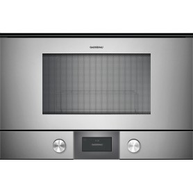 Gaggenau BMP224110 Forno microonde con cerniere a destra da incasso finitura acciaio da 60 cm