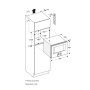Gaggenau BM450100 Forno combinato microonde con comandi in alto e cerniere a destra finitura antracite da 60 cm
