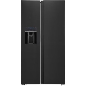Exquisit SBS520-CF-040E Frigorifero side by side, larghezza 91 cm, 513 L, NoFrost, produttore di ghiaccio, attacco acqua fisso