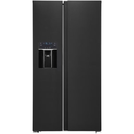 Exquisit SBS520-CF-040E Frigorifero side by side, larghezza 91 cm, 513 L, NoFrost, produttore di ghiaccio, attacco acqua fisso