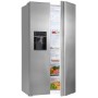 Exquisit SBS520-CF-040E Frigorifero side by side, larghezza 91 cm, 513 L, NoFrost, produttore di ghiaccio, attacco acqua fisso