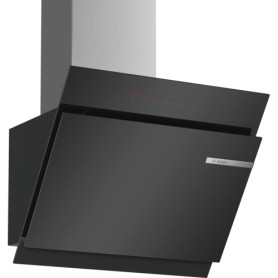 Bosch Serie 6 DWK67JQ60 cappa aspirante Cappa aspirante a parete Nero, Acciaio inossidabile 730 m³/h A+ (DWK67JQ60)