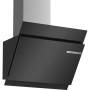 Bosch Serie 6 DWK67JQ60 cappa aspirante Cappa aspirante a parete Nero, Acciaio inossidabile 730 m³/h A+ (DWK67JQ60)