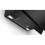 Bosch Serie 6 DWK67JQ60 cappa aspirante Cappa aspirante a parete Nero, Acciaio inossidabile 730 m³/h A+ (DWK67JQ60)