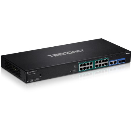 Trendnet TPE-3018LS switch di rete Gestito Gigabit Ethernet (10/100/1000) Supporto Power over Ethernet (PoE) 1U Ner (TPE-3018LS)
