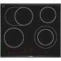Bosch Serie 8 PKN675DP1D piano cottura Nero, Acciaio inossidabile Da incasso Ceramica 4 Fornello(i) (PKN675DP1D)