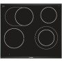Bosch Serie 8 PKN675DP1D piano cottura Nero, Acciaio inossidabile Da incasso Ceramica 4 Fornello(i) (PKN675DP1D)