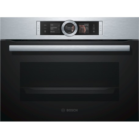 Bosch Serie 8 CSG636BS3 forno 47 L A+ Nero, Acciaio inossidabile (CSG636BS3)