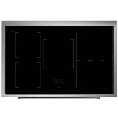 Steel Enfasi Hob ​​Design 40, piano cottura a induzione da incasso, 90 cm, acciaio inox, E9P-5FI