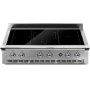 Piano cottura Steel Ascot 90, piano cottura a induzione da incasso, 90 cm, acciaio inox, A9-5FISS