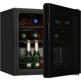 Exquisit WS1-12-GTE-030G frigorifero per vino da appoggio, larghezza 48 cm, 14 bottiglie di vino standard