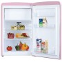 Frigorifero retrò Amica KS 15616 P, larghezza 55 cm, altezza 87,5 cm, 108 L, sbrinamento automatico