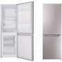Respekta KG144SI-37 combinazione frigo-congelatore da supporto, larghezza 47,4 cm, 157 L, illuminazione a LED, argento