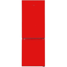 Exquisit KGC231-60-010E combinazione frigo-congelatore da mobile, larghezza 50 cm, 175 L, rosso