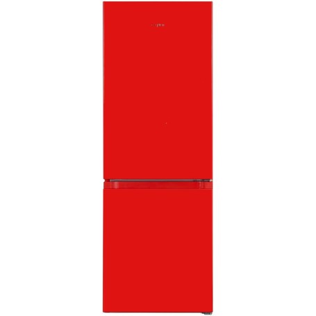 Exquisit KGC231-60-010E combinazione frigo-congelatore da mobile, larghezza 50 cm, 175 L, rosso