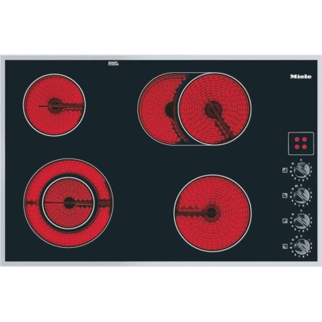 Miele KM 523 - piano cottura elettrico, cornice, zona rostiera, 76,4 cm (KM 523_promo)