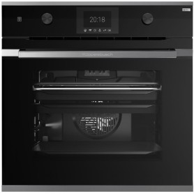 Küppersbusch BP 6381.0 S3, forno pirotecnico nero, con kit di design Silver Chrome