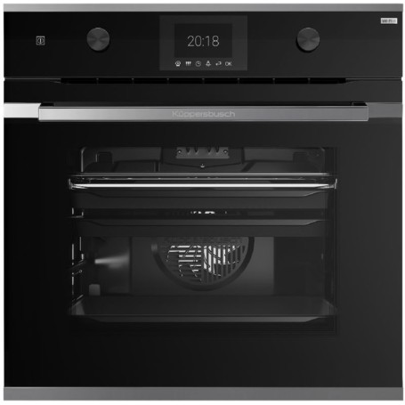 Küppersbusch BP 6381.0 S3, forno pirotecnico nero, con kit di design Silver Chrome